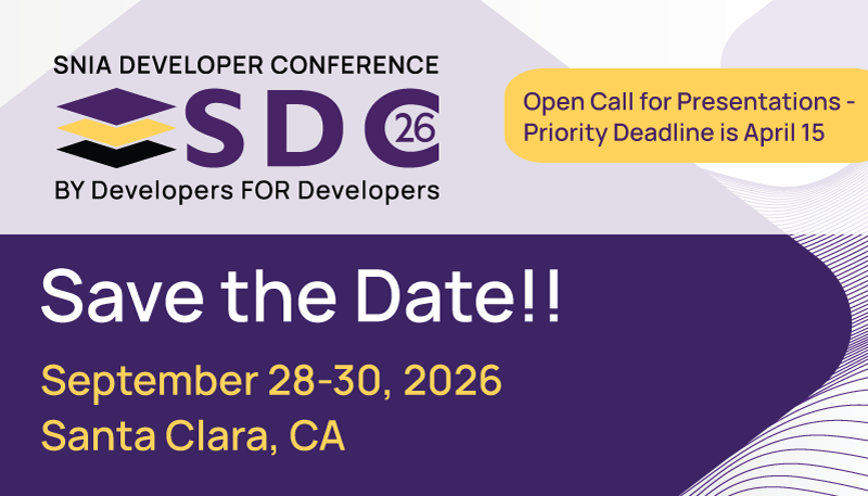 SNIA Developer Conference 