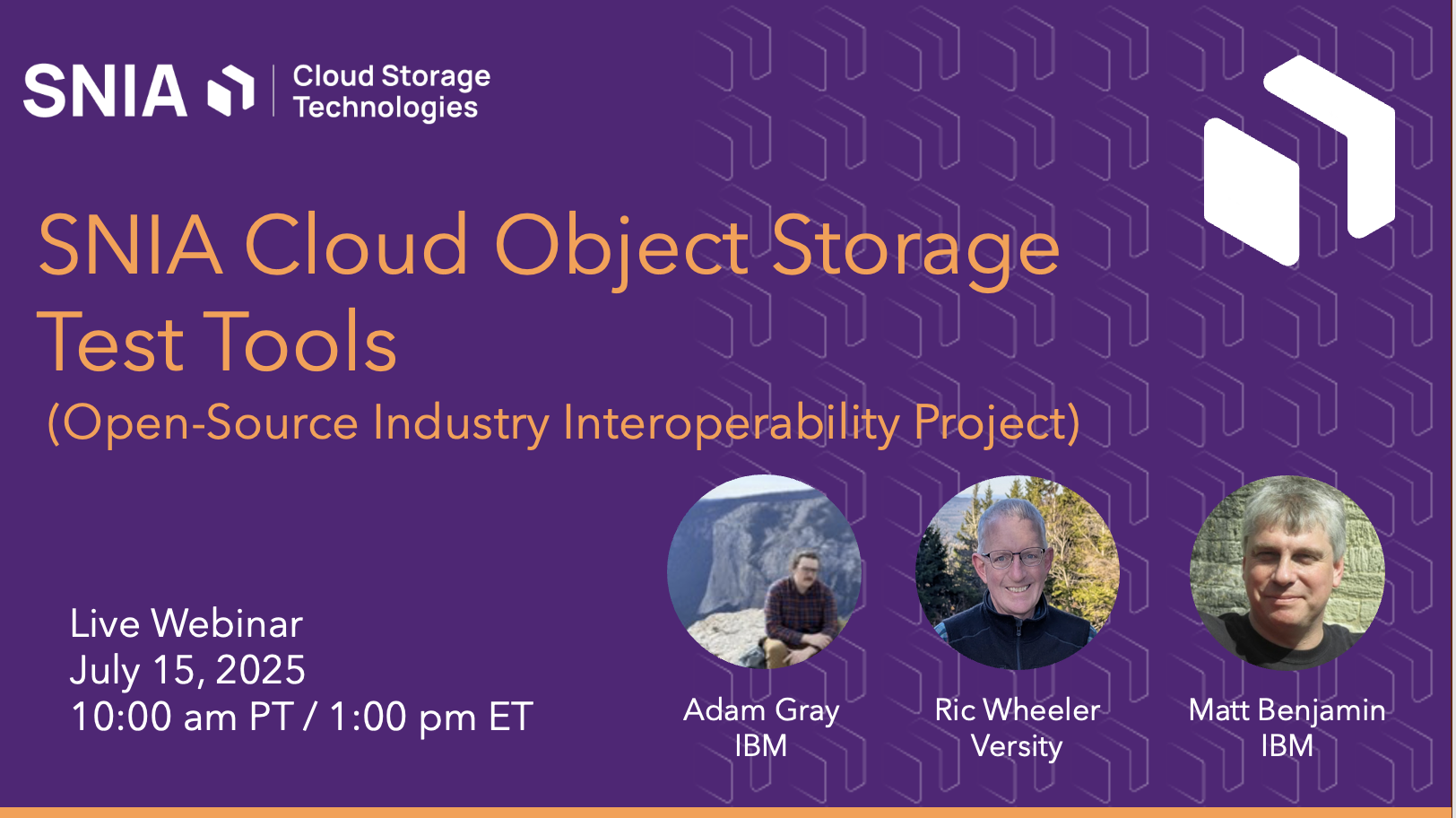 SNIA Cloud Object Storage Test Tools